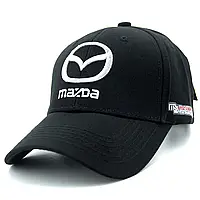 Кепка с логотипом MAZDA, брендовая автомобильная кепка, бейсболка черная МАЗДА