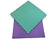 Мат-татамі "ластівчин хвіст" 1000*1000*20мм Бірюзово-фіолетовий, фото 2