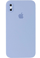Чехол для Iphone Xs голубой