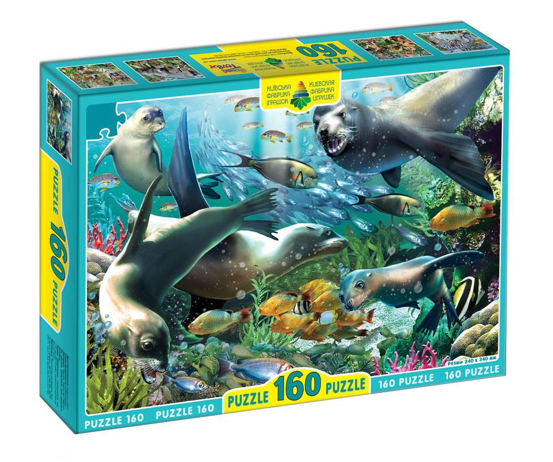 Пазли Моржі, тюлені, котики 82999 ЕГ-08 160 елементів, фото 1