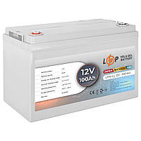Акумулятор гелевий LPN GEL 12 вольт 100 ампер для інвертора для резервного живлення квартири безперебійника, фото 2