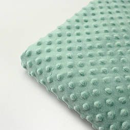 Відріз плюшу Minky шавлійного кольору розмір 100*80