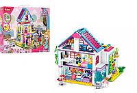 Большой детский конструктор для девочки Sluban M38-B0974 Загородный домик из серии Розовая мечта 730 деталей