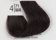Фарба для волосся SpaMaster Болгарія-Франція Професійна фарба для волосся 100 МЛ 4/71WА Холодний коричневий шатен SPA Cream Color Професійний барвник для волосся