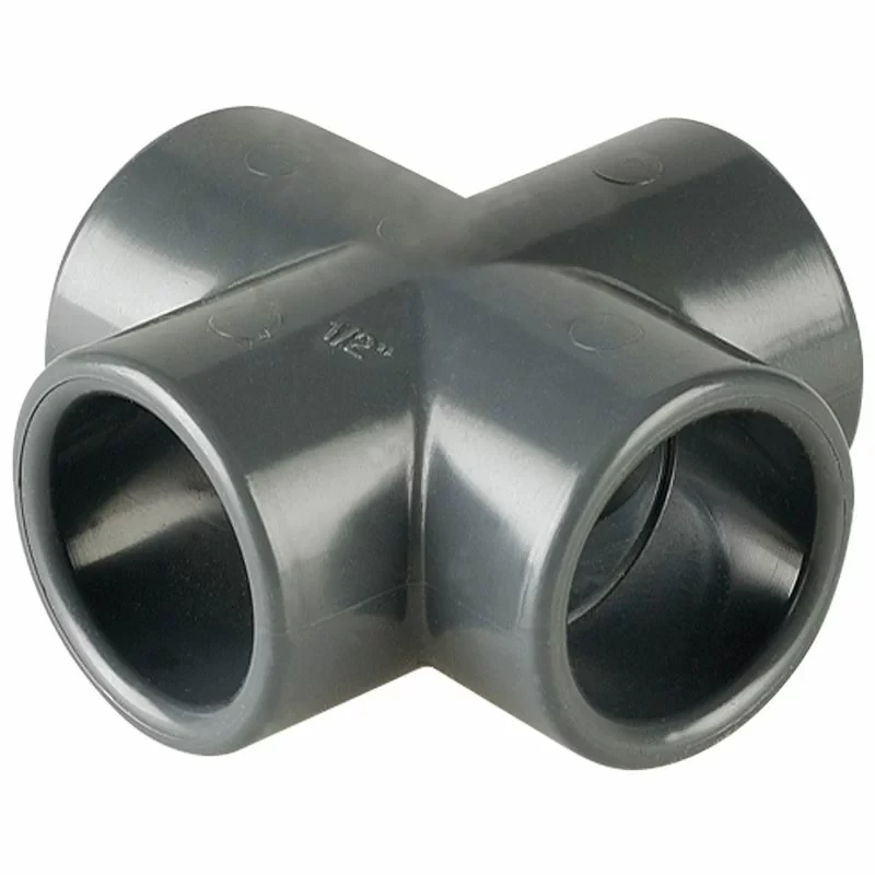 Хрестовина ПВХ Hidroten 90°, d160 мм