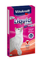 Рідкий делікатес Vitakraft Cat Liquid з яловичиною та інуліном 6x15г