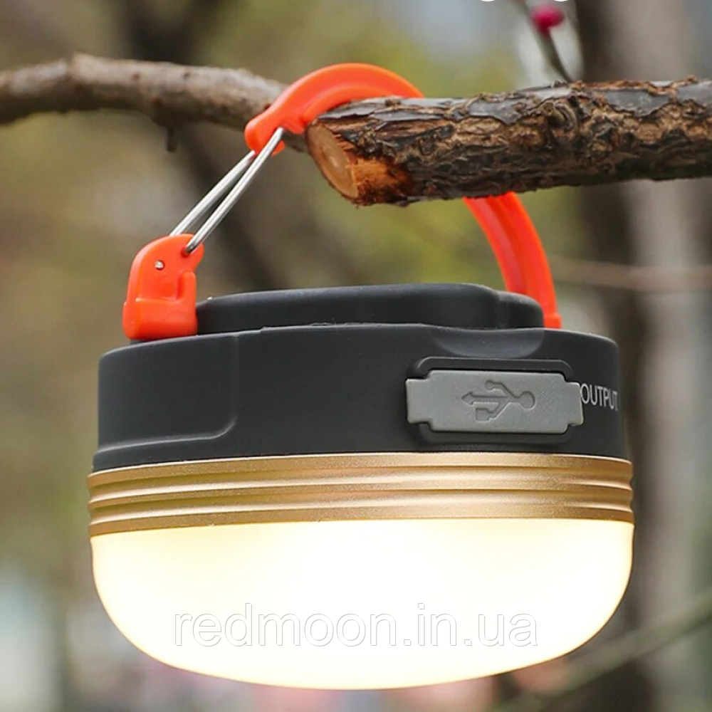 Підвісна лампа для кемпінгу з USB, YD-1 / Кемпінговий ліхтар / Туристичний акумуляторний світильник