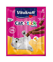 Вкусные и мягкие кошачьи палочки VITAKRAFT STICK MINI 3 шт