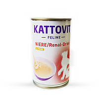 Лакомство для кошек KATTOVIT DRINK для кошек с заболеваниями почек с низким содержанием белка 135 мл
