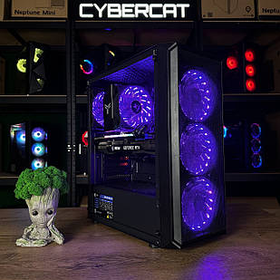 Моноліт! RTX 4060Ti 8Gb NEW! | Core i5-12400F | Магазин Гарантія 3 Роки! Ігровий Компютер ПК від CyberCat