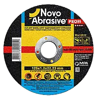 Круг відрізний по металу NOVOABRASIVE Profi 125 x 1.2 x 22.23