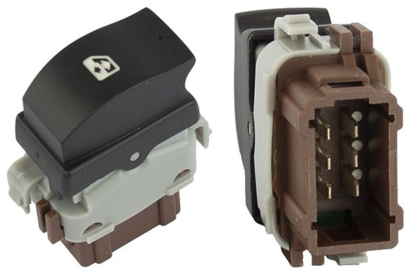 Кнопка склопідіймача лівих дверей GP Nissan Interstar 1 (8200242600), фото 1