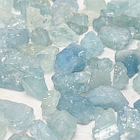 Набор камней Аквамарин RESTEQ 4 шт. (имитация) 25-35мм. Камни для украшений. Камни для рукоделия VCT