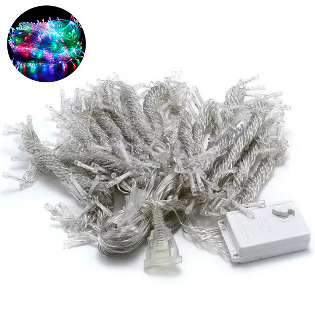 Світлодіодна гірлянда "Водоспад" Xmas LED 220 3х2м Мультиколірна RGB