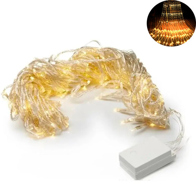 Світлодіодна гірлянда "Водоспад" Xmas WW2 LED 240 3х1,5 м Теплий білий