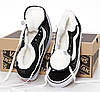 Зимові чоловічі та жіночі кеди Vans Old Skool Black White (Чорні) Взуття Ванс низькі замше хутро зима В'єтнам, фото 9