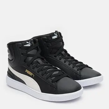 Оригінальні жіночі черевики Puma Vikky v3 Mid L 39р. (6UK) 25 см Black-White