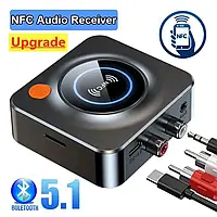 NFC Bluetooth-адаптер 5.1 C52 аудіоприймач стереоресивер Stereo Music Wireless Bluetooth Receiver TF Card