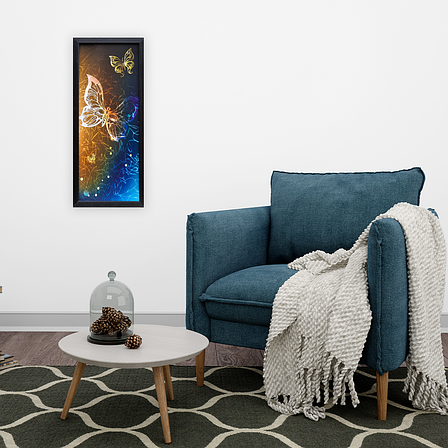 Фотокартина в дерев'яній рамі Butterfly 5 20х50 см POS-2050-100, фото 2