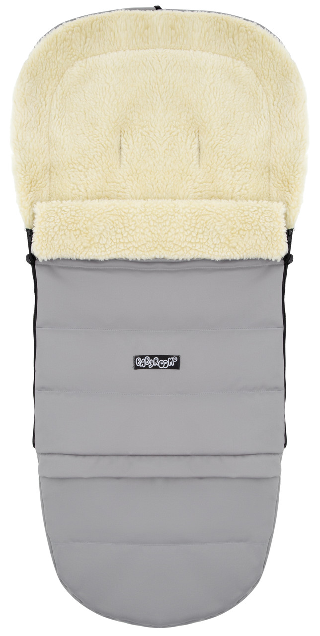 Зимний конверт Babyroom Wool N-20 grey серый