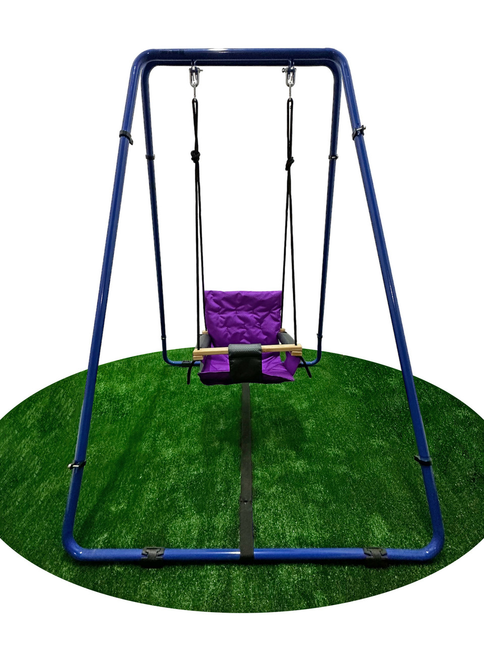 Домашние напольные качели для детей «Take&Ride baby swing home» синяя ...