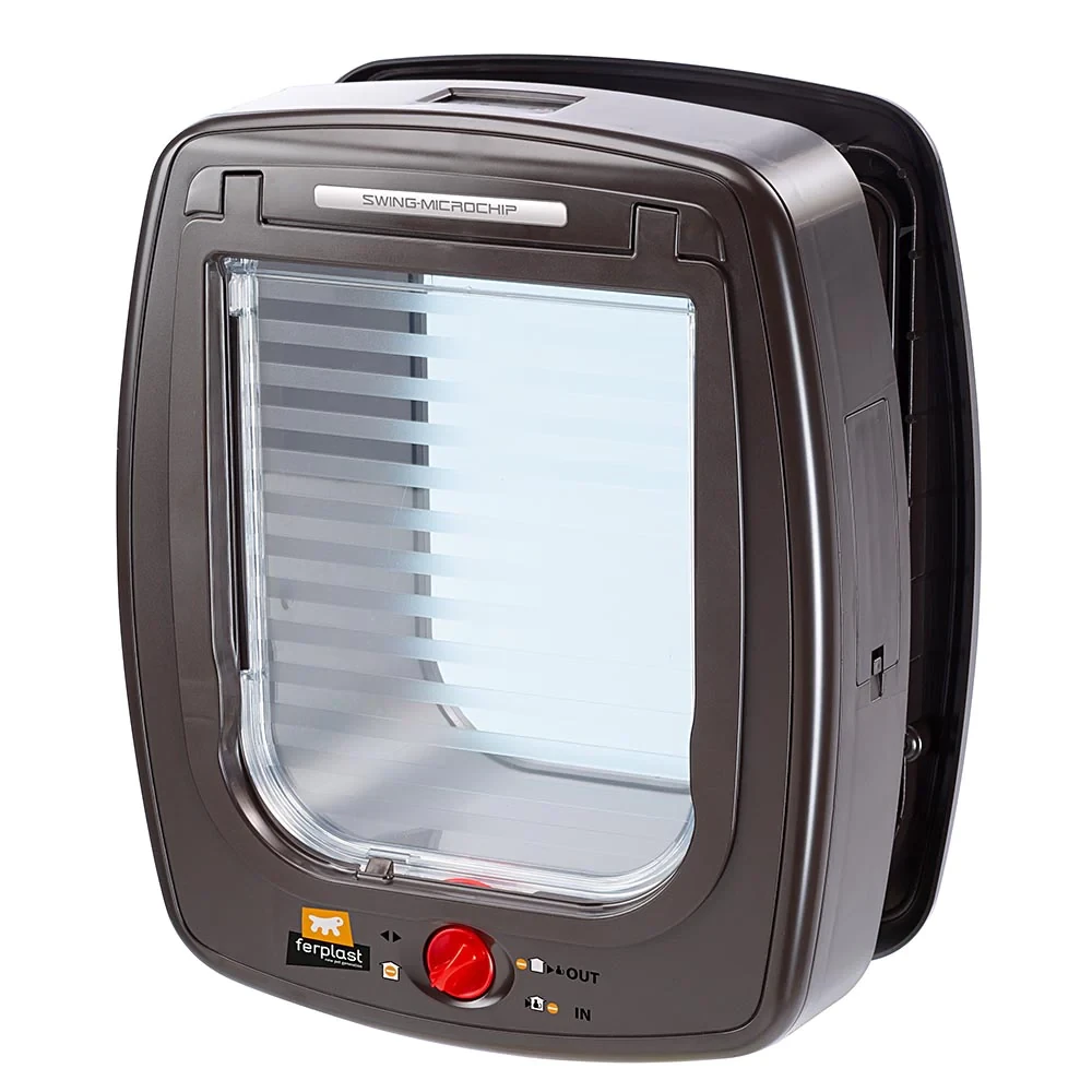 Дверці з мікрочіпом для великих кішок і маленьких собак Swing Microchip Large Ferplast 26.5 x 16.2 x h 31.5 cм