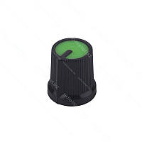 Ручка AG 3, чорна з зеленою вставкою