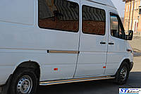 Пороги площадка Mersedes-Benz Sprinter Volkswagen LT-35 (95-06) короткая база диаметр 60