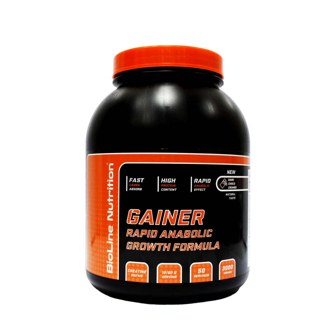 Гейнер з високим вмістом вуглеводів для набору ваги Мультифрукт, Німеччина 3 кг, фото 1