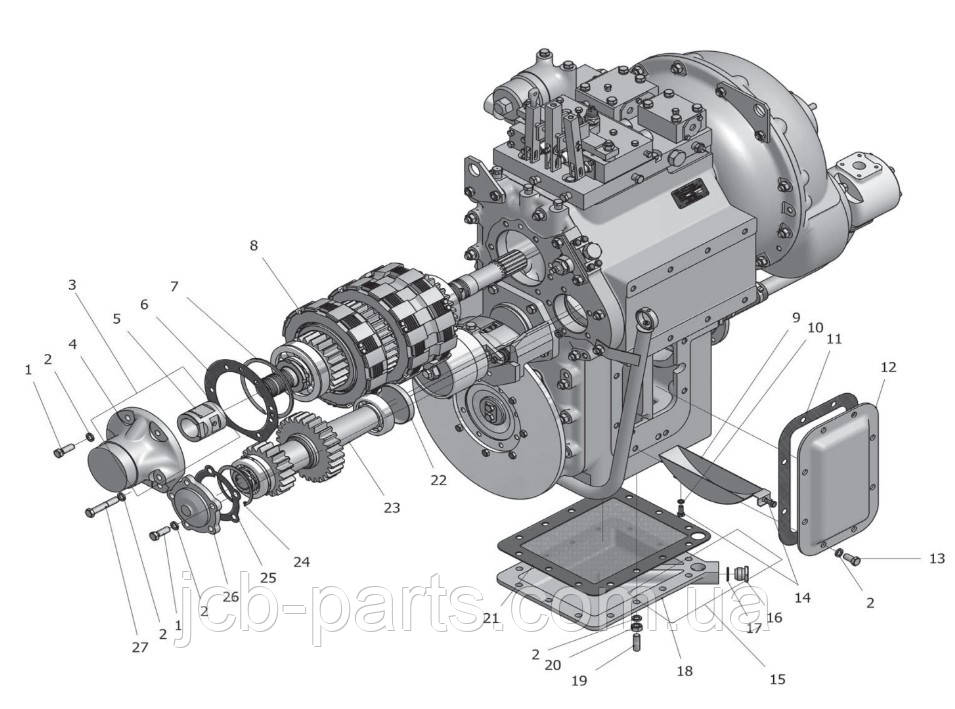 Ремонт гідромеханічних коробок перемикання передач (ГМП) ZF