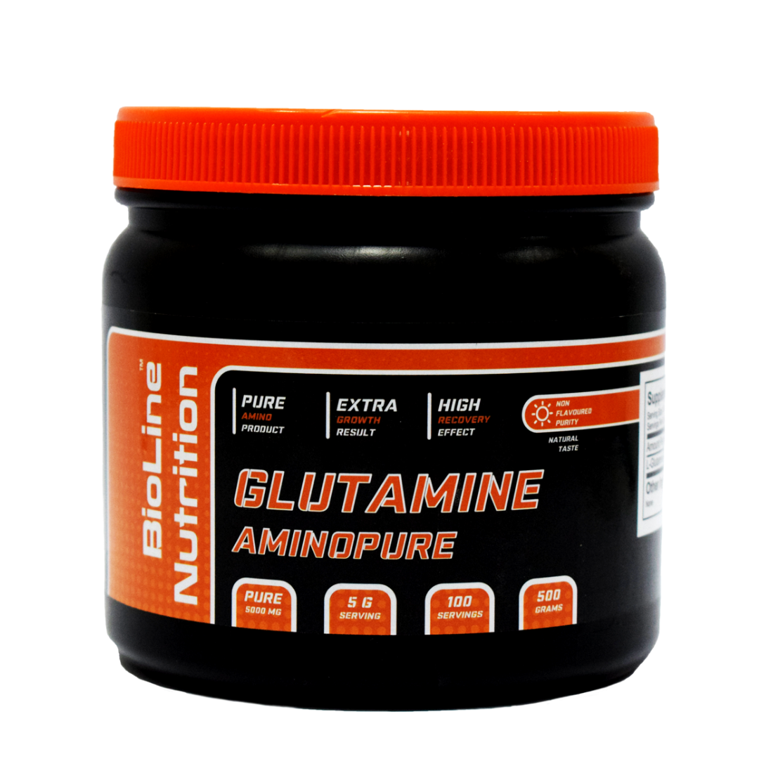 GLUTAMINE AMINOPURE (L-Глютамін), Німеччина, 0.5 кг