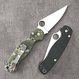 Ніж Spyderco Para-Military 2 C81 Китай хакі, фото 9