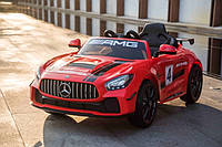 Детский электромобиль на аккумуляторе Mercedes M 4050 на радиоуправлении для детей 3-8 лет красный