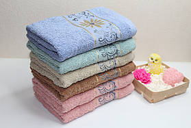 Махровы рушники для обличчя та рук "Класика" | 45х90. Упаковка 6 шт