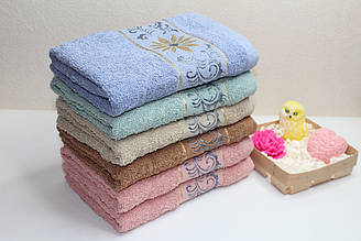 Махровы рушники для обличчя та рук "Класика" | 45х90. Упаковка 6 шт