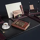 Щоденник шкіряний "Богдан Хмельницький" А5 формату коричневий,змінний блок, фото 8