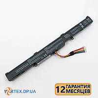 Батарея для ноутбука Asus X550E, K550, X450, X750JB (A41-X550E) 14,4V 2600mAh черная