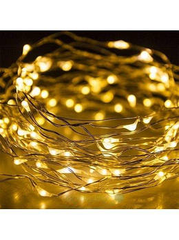 Гірлянда роса на батарейках 2м золото ZABI-2(002WW) G-Rich