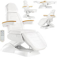 Косметологічне електричне крісло Marcel 3 мотора White
