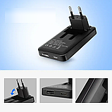 Настінний зарядний пристрій USB із подвійними портами USB/TYPE-C PD і складною вилкою, фото 3