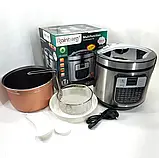 Бюджетна мультиварка Rainberg RB-6209 6 л, Багатофункціональна мультиварка, Побутові NY-879 мультиварки, фото 9