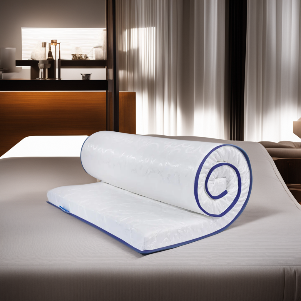 Топпер EuroSleep футон тонкий матрац EuroSleep Cocos Komfort жакард 70x190 з кокосовою койрою, фото 1
