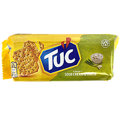 Крекер сметана і цибуля Тук Tuc sour cream & onion 100g 24шт/ящ (Код: 00-00010349)