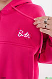 Теплий жіночий костюм з принтом Barbie, фото 9