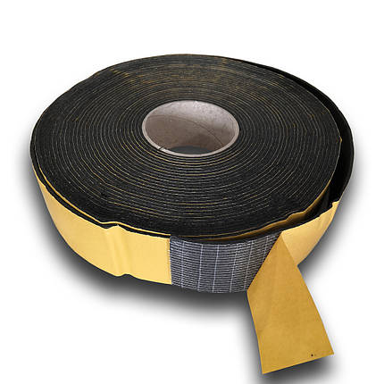 Каучукова звукоізоляційна стрічка PA-FLEX 3мм х 50 мм х 15 м, фото 1