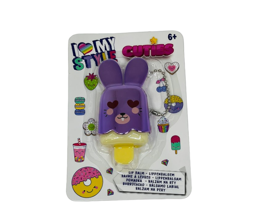 Дитячий блиск для губ з підвіскою I Love Style – Cuties - Зайка, арт 018339, 1 шт, Різнокольоровий, фото 1