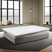 Матрац топпер футтон тонкий на диван, ліжко ортопедичний середньої жорсткості EuroSleep Simplex 70x190 см.
