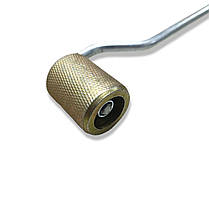 Металевий прикаточний ролик з довгою ручкою (ширина - 32 мм, діаметр - 25 мм), фото 3