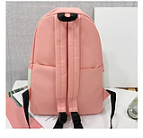 Рюкзак жіночі сумки пенал Комплект сірий 436G, фото 5