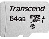 Transcend Карта памяти microSD 64GB C10 UHS-I R100/W20MB/s + SD Baumar - Время Покупать